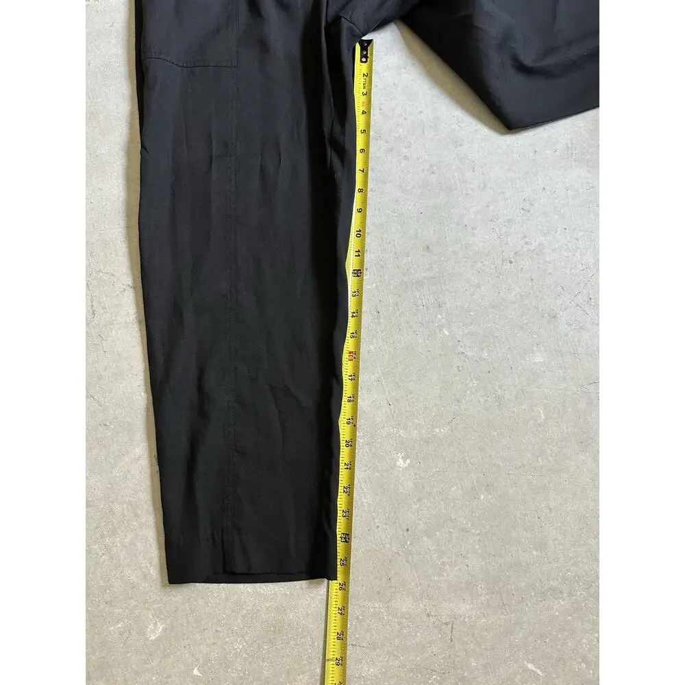 Zara Black Belted Trouser Pant size Medium - NWT
